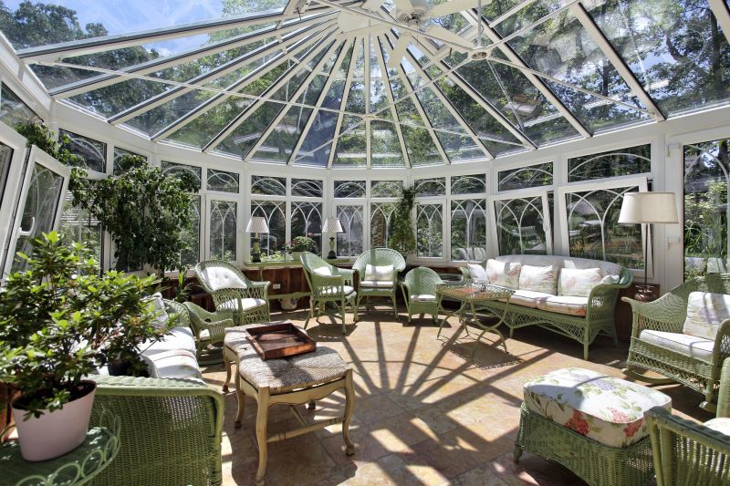 Sunroom in Blooming Spring